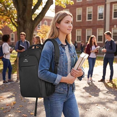 Black Mlassic Travel Laptop Backpack