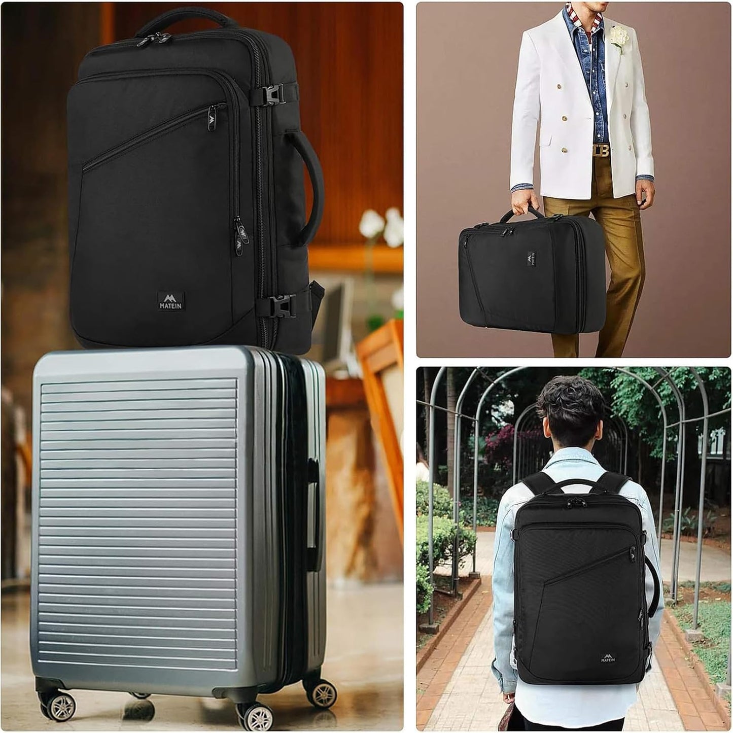 MATEIN Rucksack Herren, Schulrucksack, Groß Laptop Rucksack Damen 17,3 Zoll