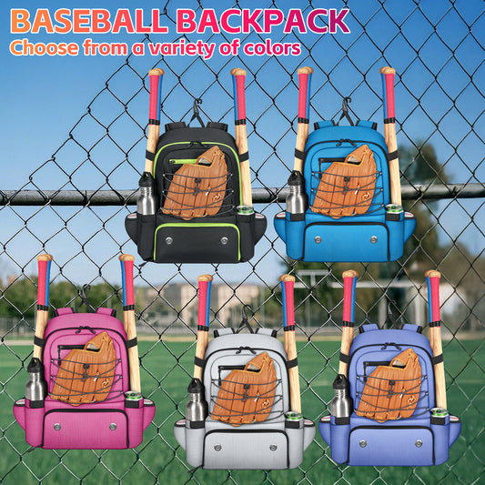 Youth Baseball Backpack, Blue