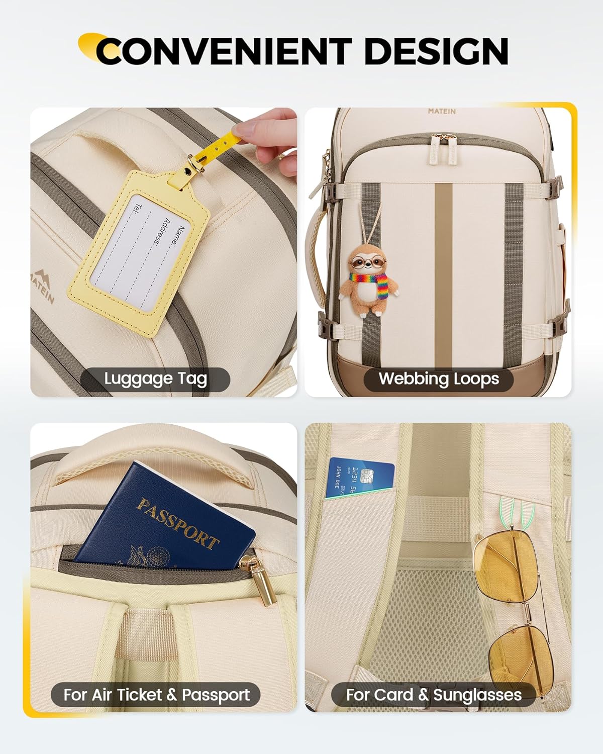 Carry On Backpack for Women