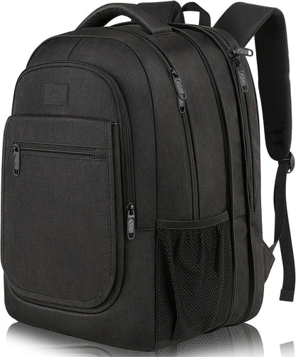 amazon laptop backpack size Expandable Travel Laptop Backpack, 17'' / Black