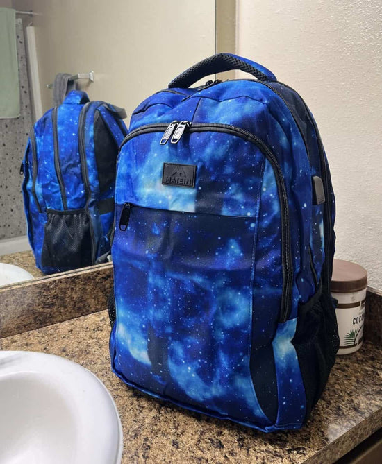 binlion talkies laptop backpack Blue Mlassic Travel Laptop Backpack