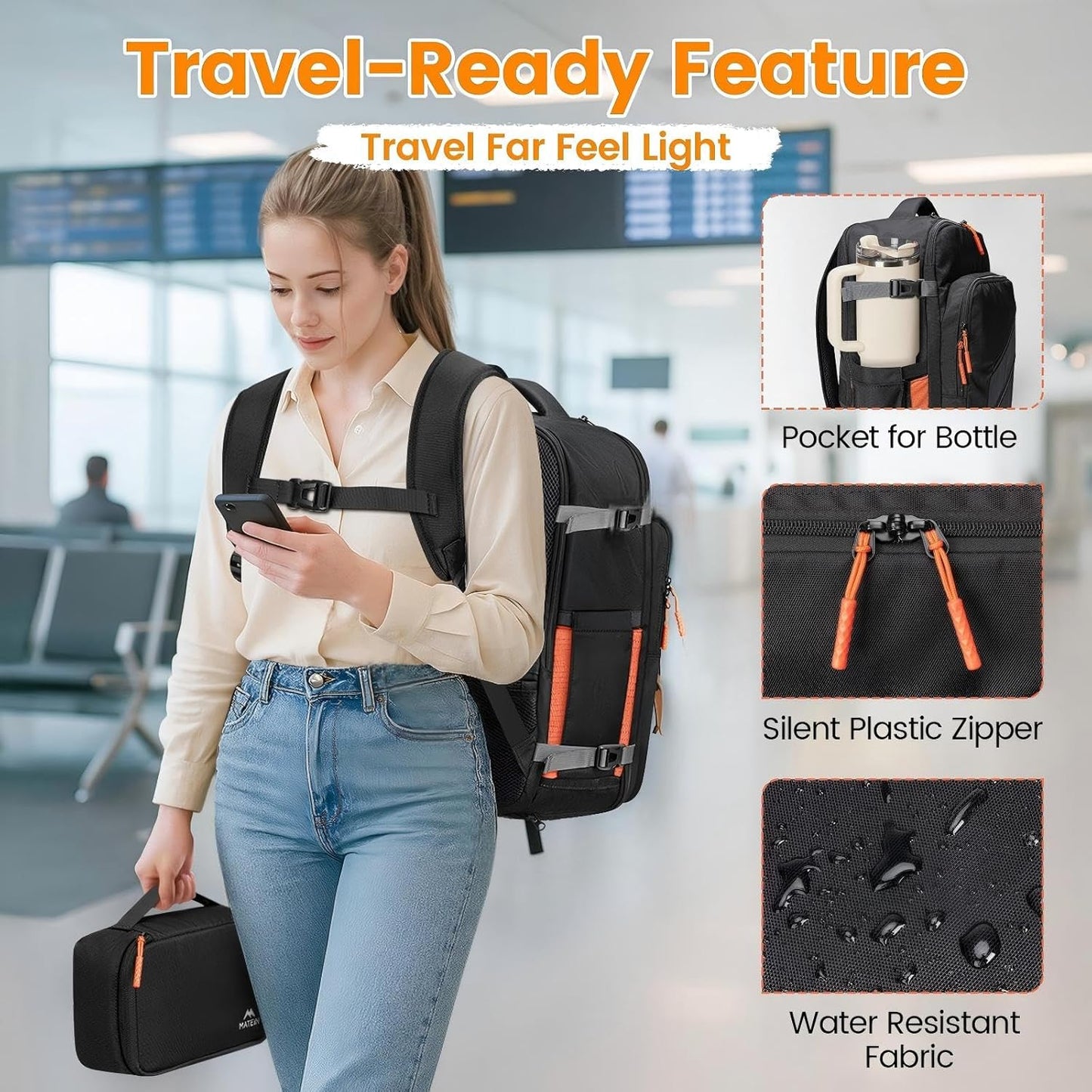 Travel Carry On Backpack