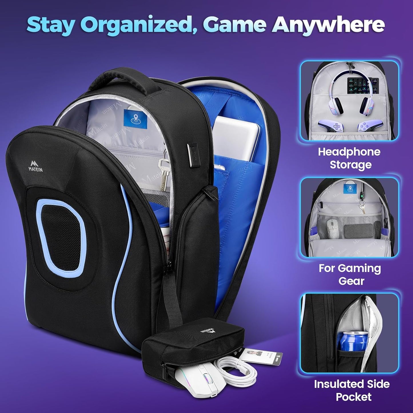 Gaming Laptop Backpack for Men