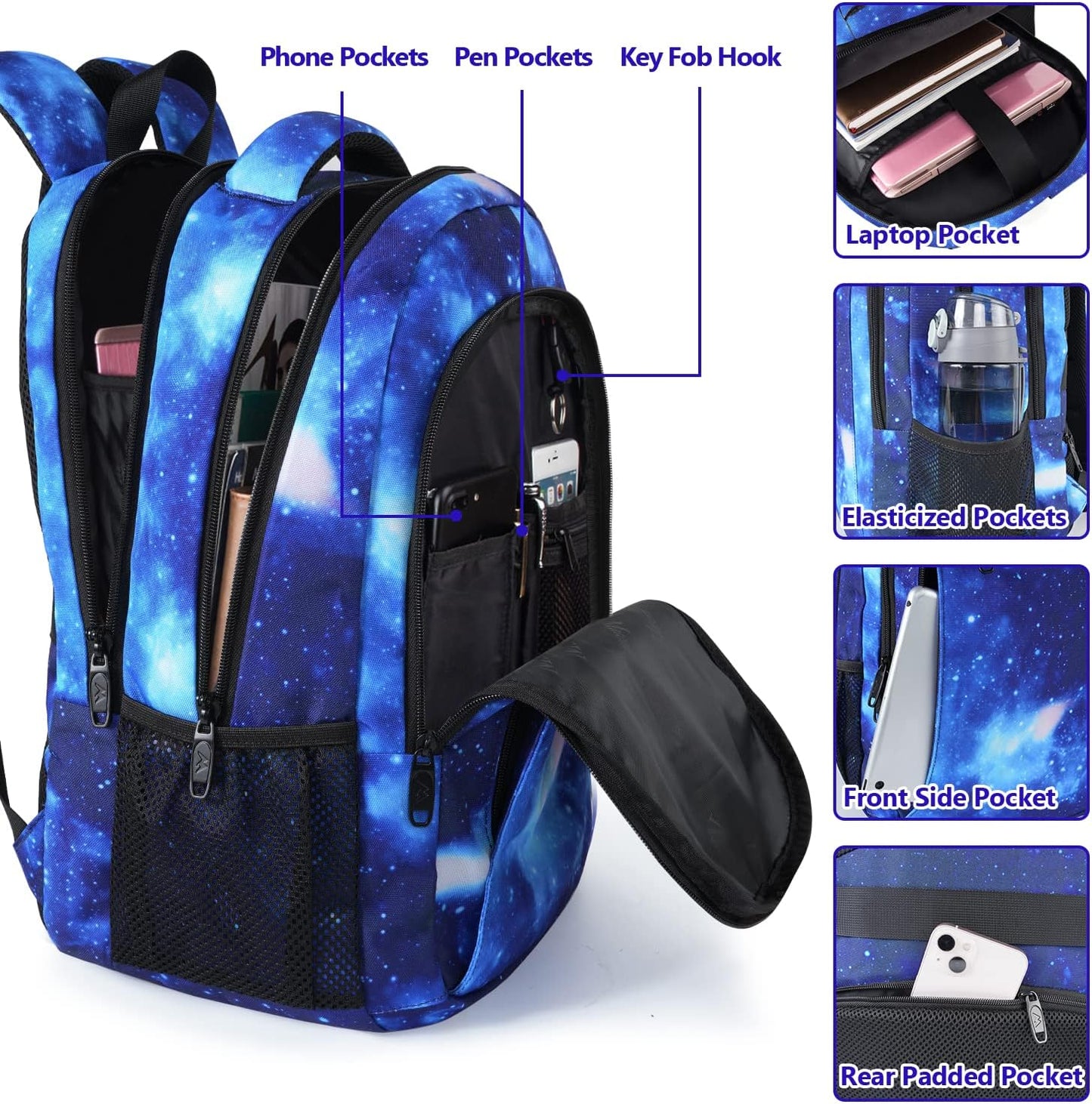 Galaxy Mlassic Travel Laptop Backpack for College