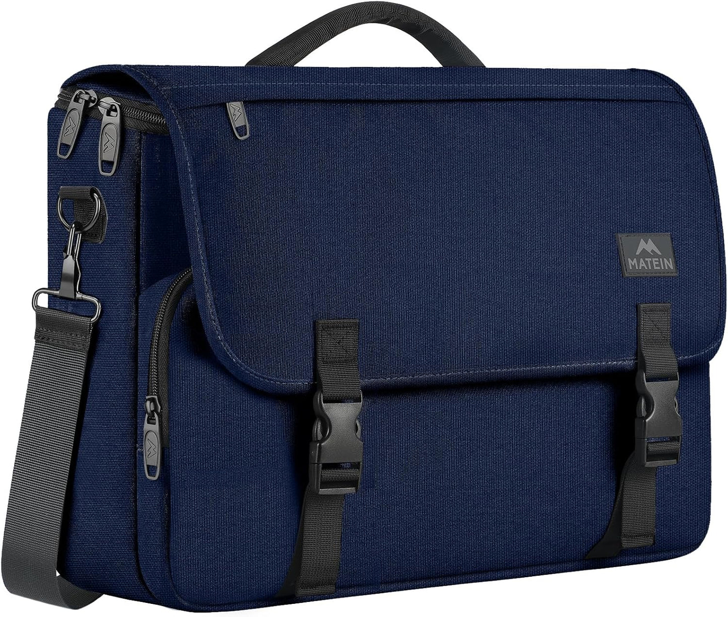 backpack messenger laptop bag NICGID Sling Bags Chest Shoulder Backpacks, 14.1'' Crossbody Travel Outdoor Men Women Two separate zippered file sections are large enough to accommodate files and magazines Convertible Leather Laptop Backpack for
