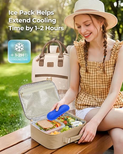 MATEIN Women Lunch Box Laptop Backpack