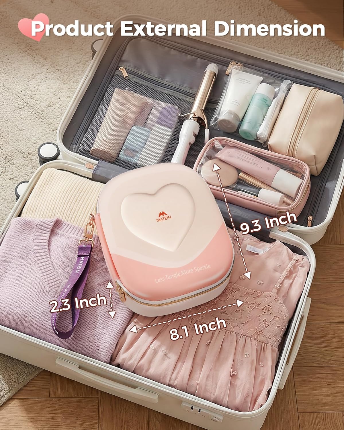 Travel Electronics Organizer for Girls