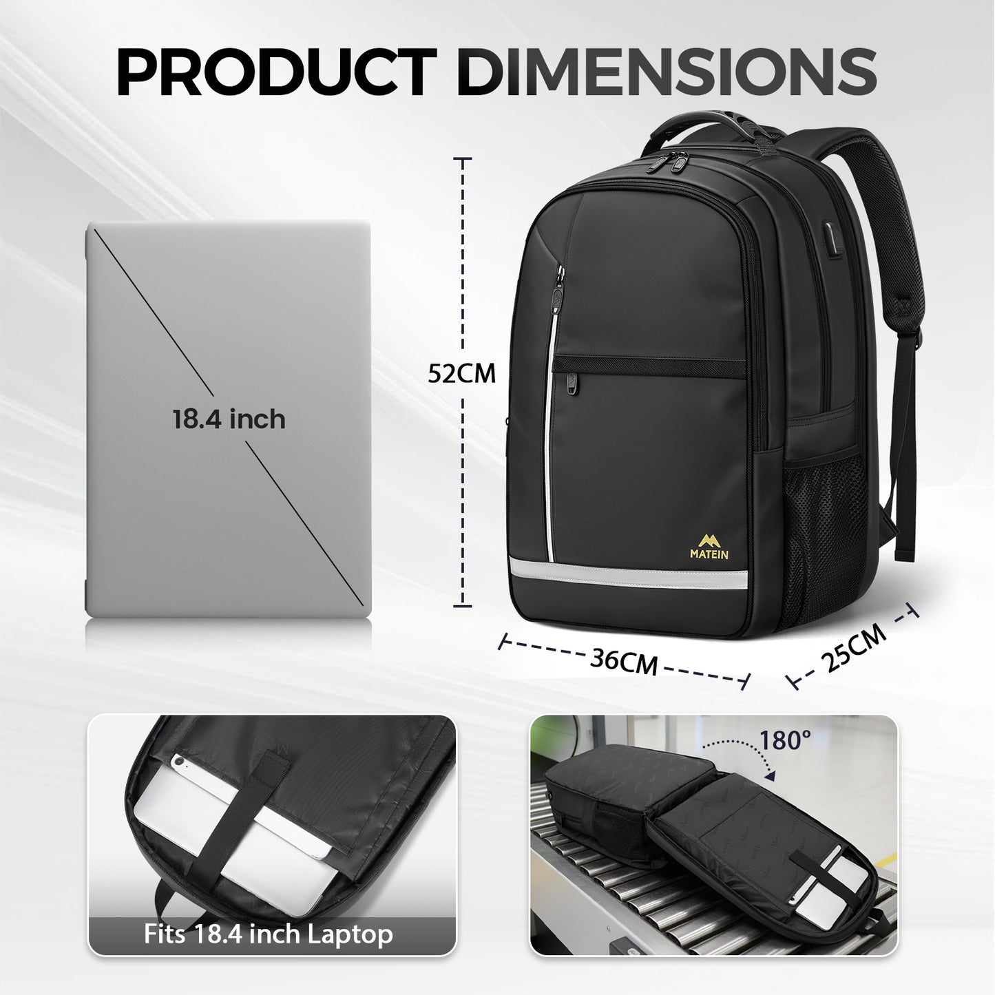 Waterproof Laptop Backpack for Men