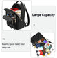 MATEIN 2Pcs Women Waterproof Mini Backpack with USB Port, Black