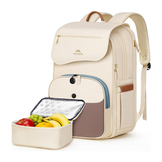 Backpack for Women with Lunch Bag