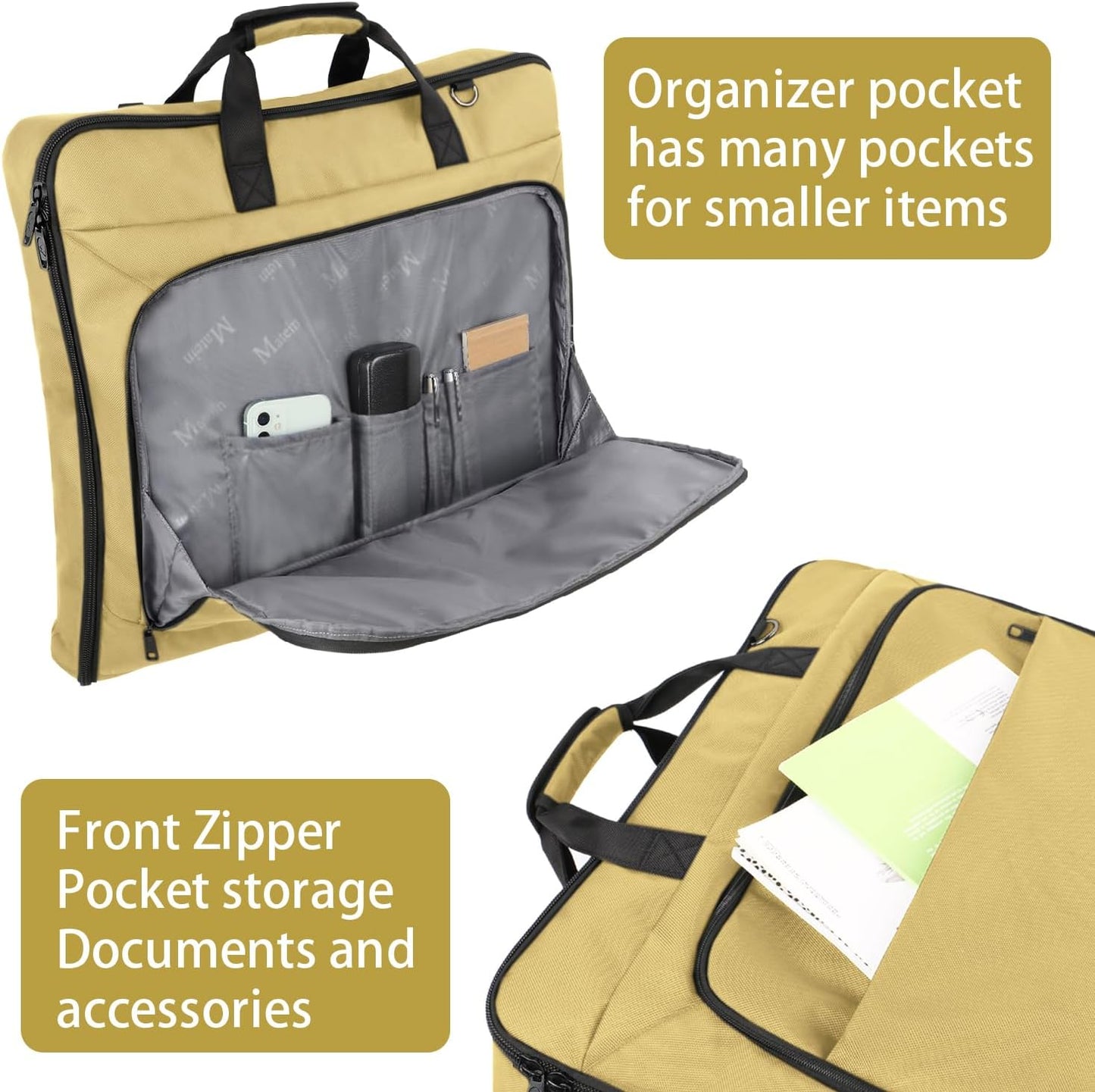 Garment Suit Bag (Khaki)