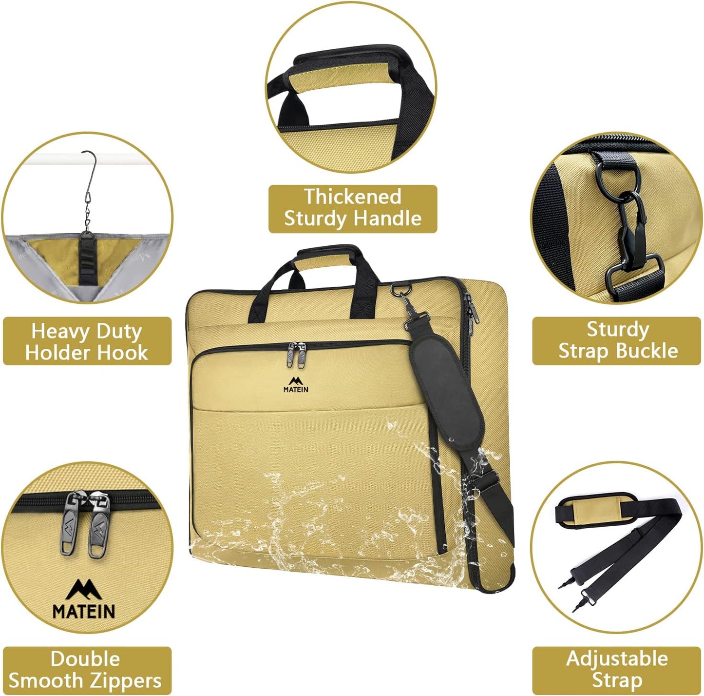 Garment Suit Bag (Khaki)