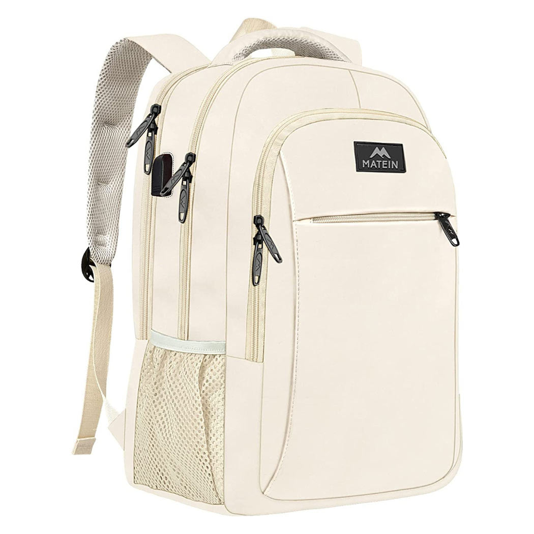 Matein Mlassic Travel Laptop Backpack with USB Charging Port
