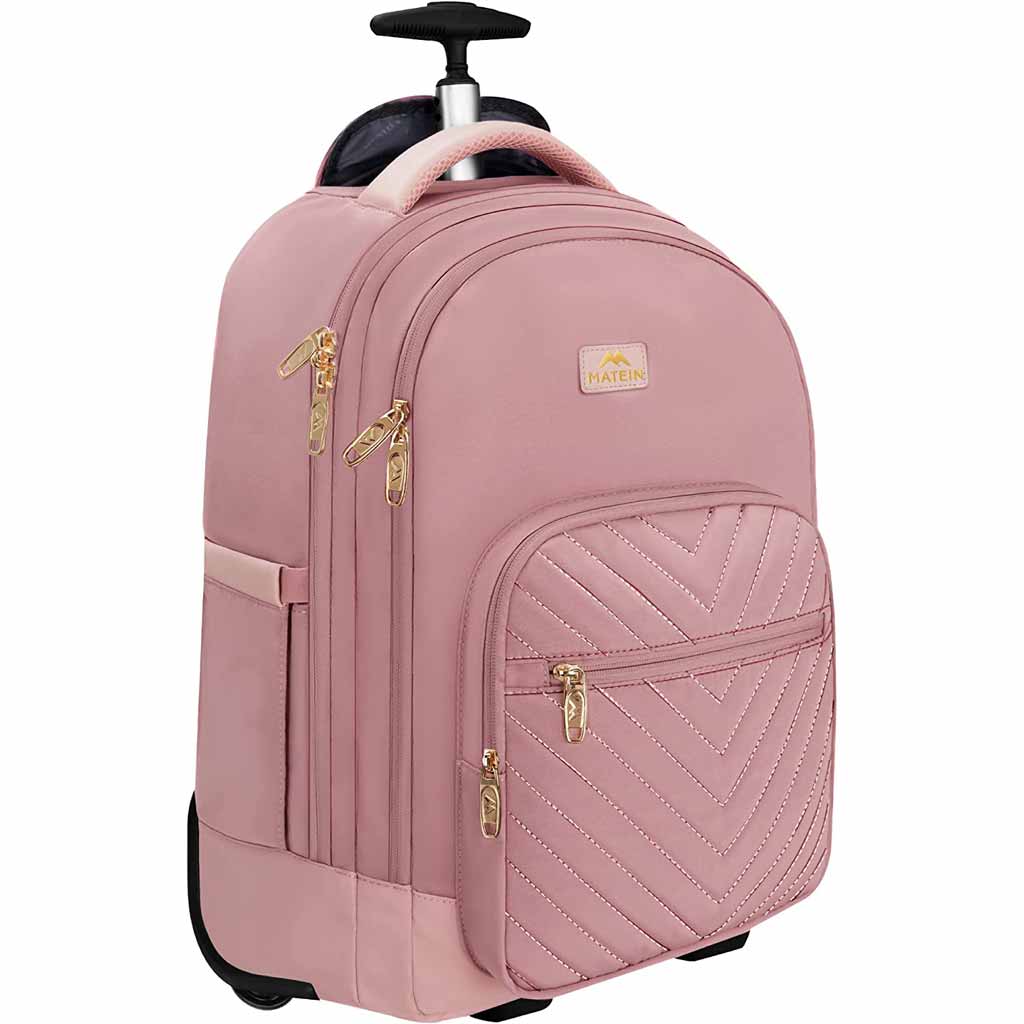 MATEIN Carry On Backpack with Wheels