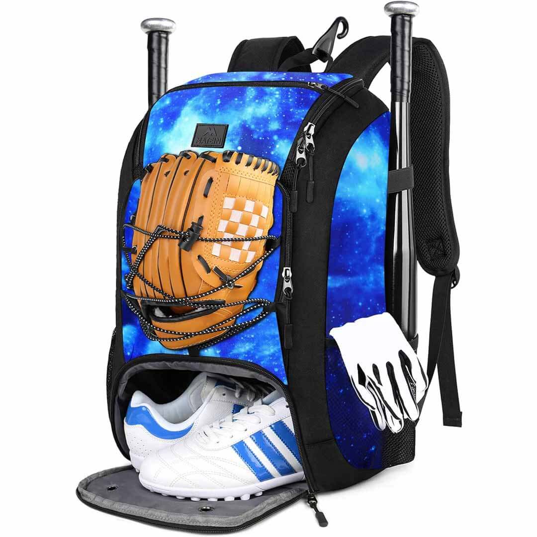 bat traveler's backpack Baseball Bat Backpack (8 Colors), 47L / Blue