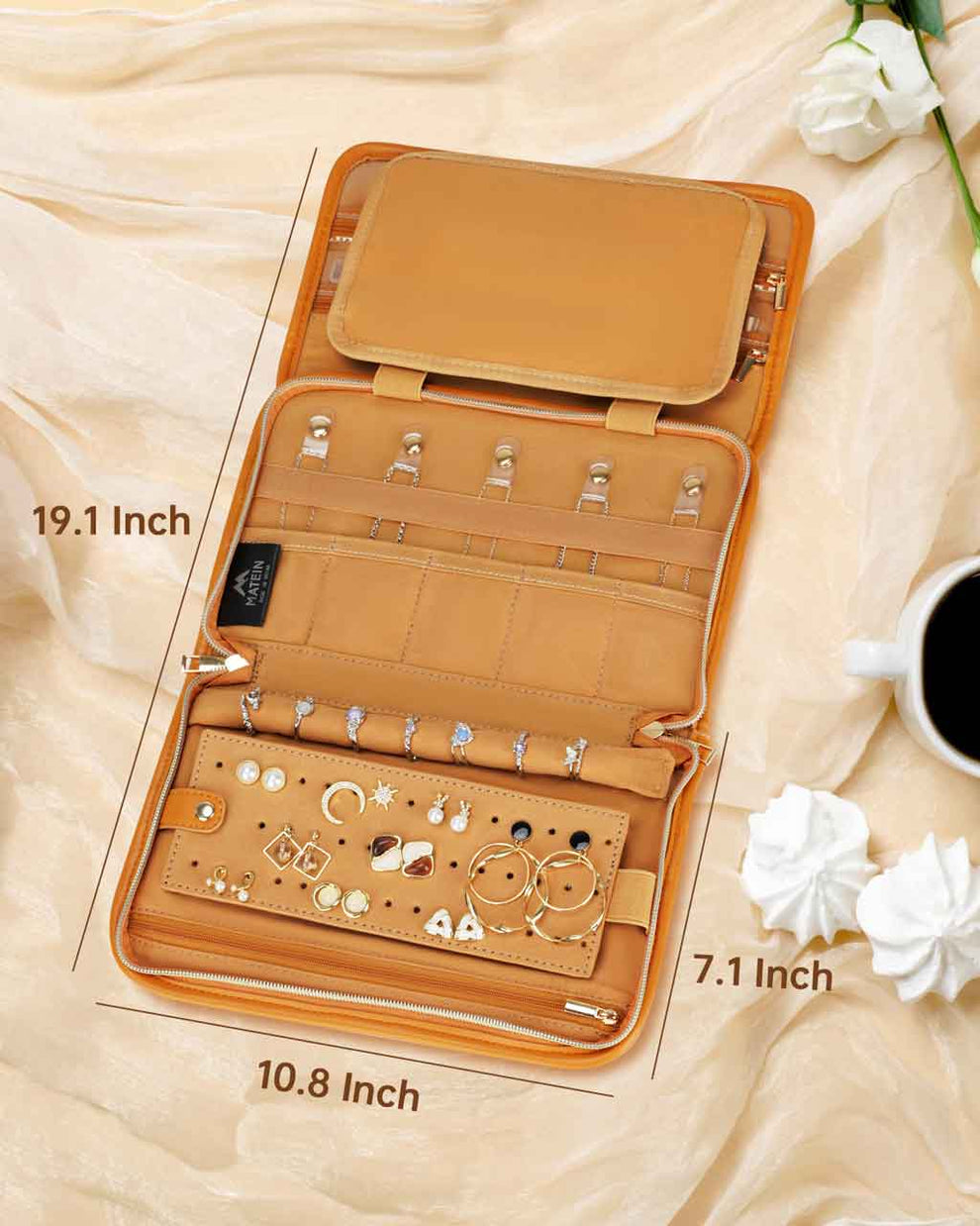 MATEIN Jewellery Travel Pouch Case