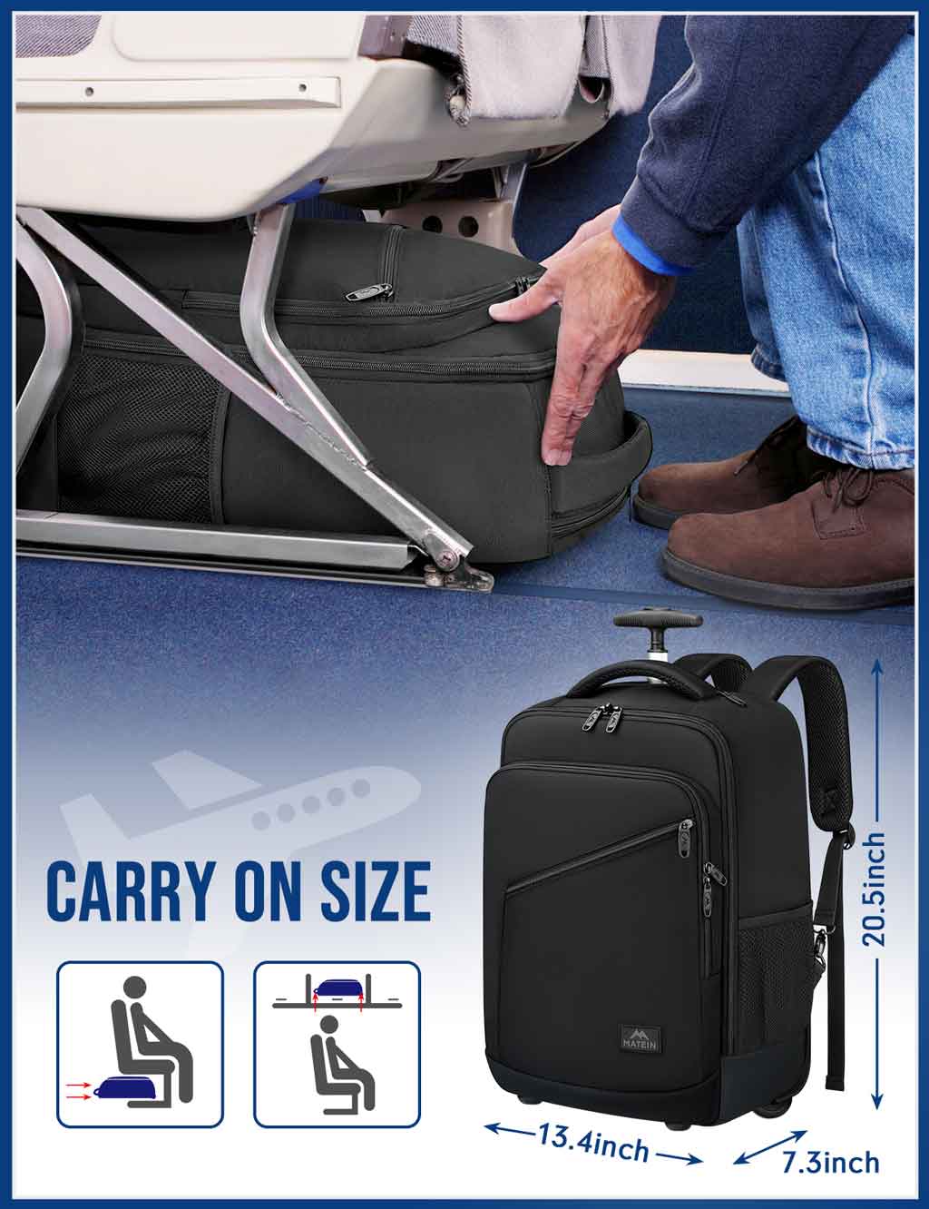 Travel Backpack for Women Men, Carry On Backpack for Traveling on
