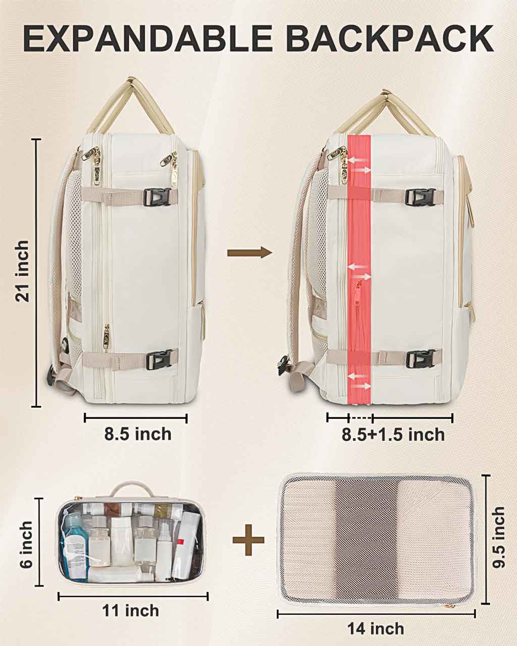 Matein Big Backpack for Travel