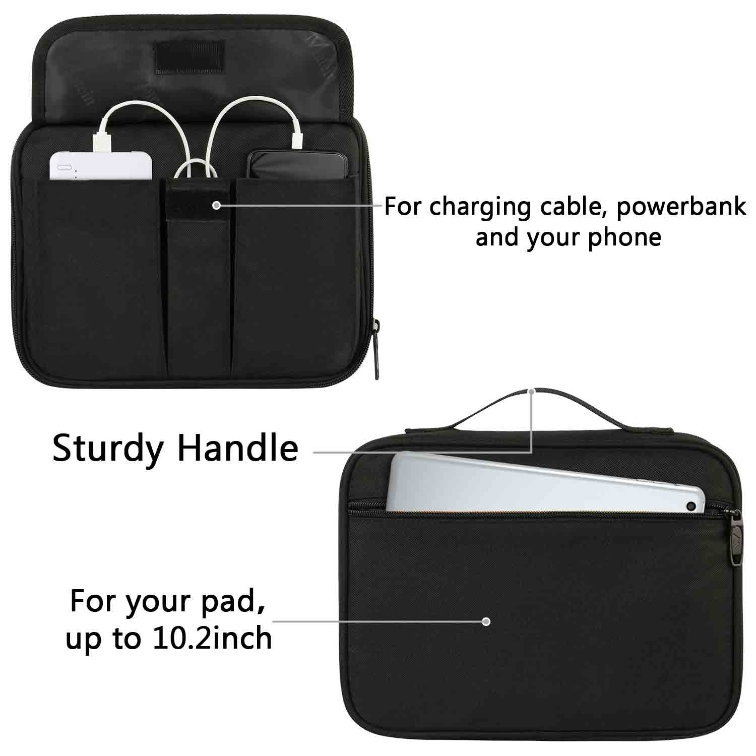 Matein 11 Cable Electronic Carrying Case Organizer Travel Storage