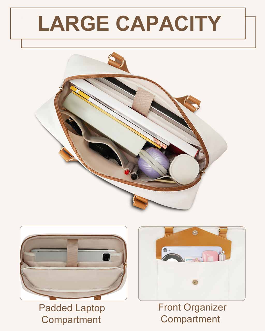 Matein Women's Briefcase Laptop Bag