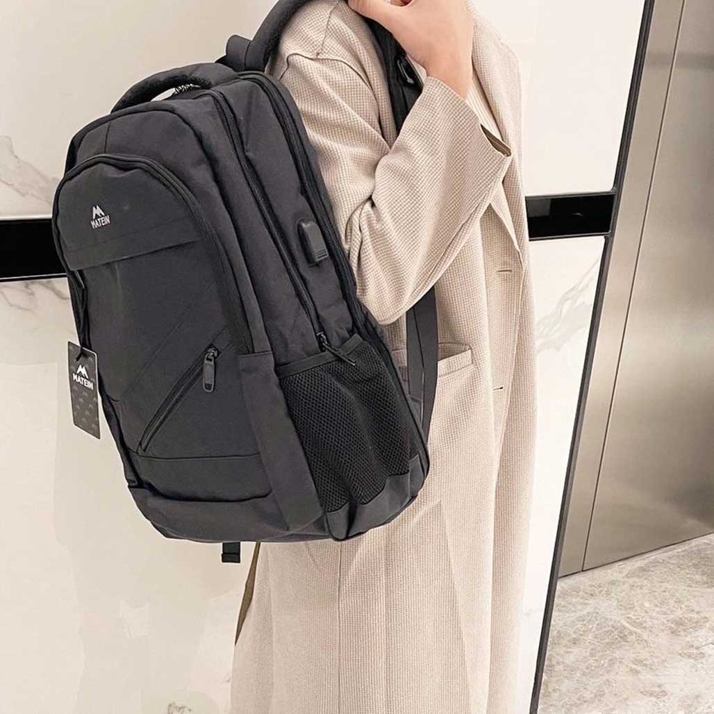 NTE travel laptop backpack Black color