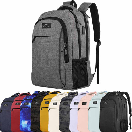 Matein Mlassic Travel Laptop Backpack - Matein