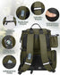 Fishing Backpack with 4 Tackle Boxes
