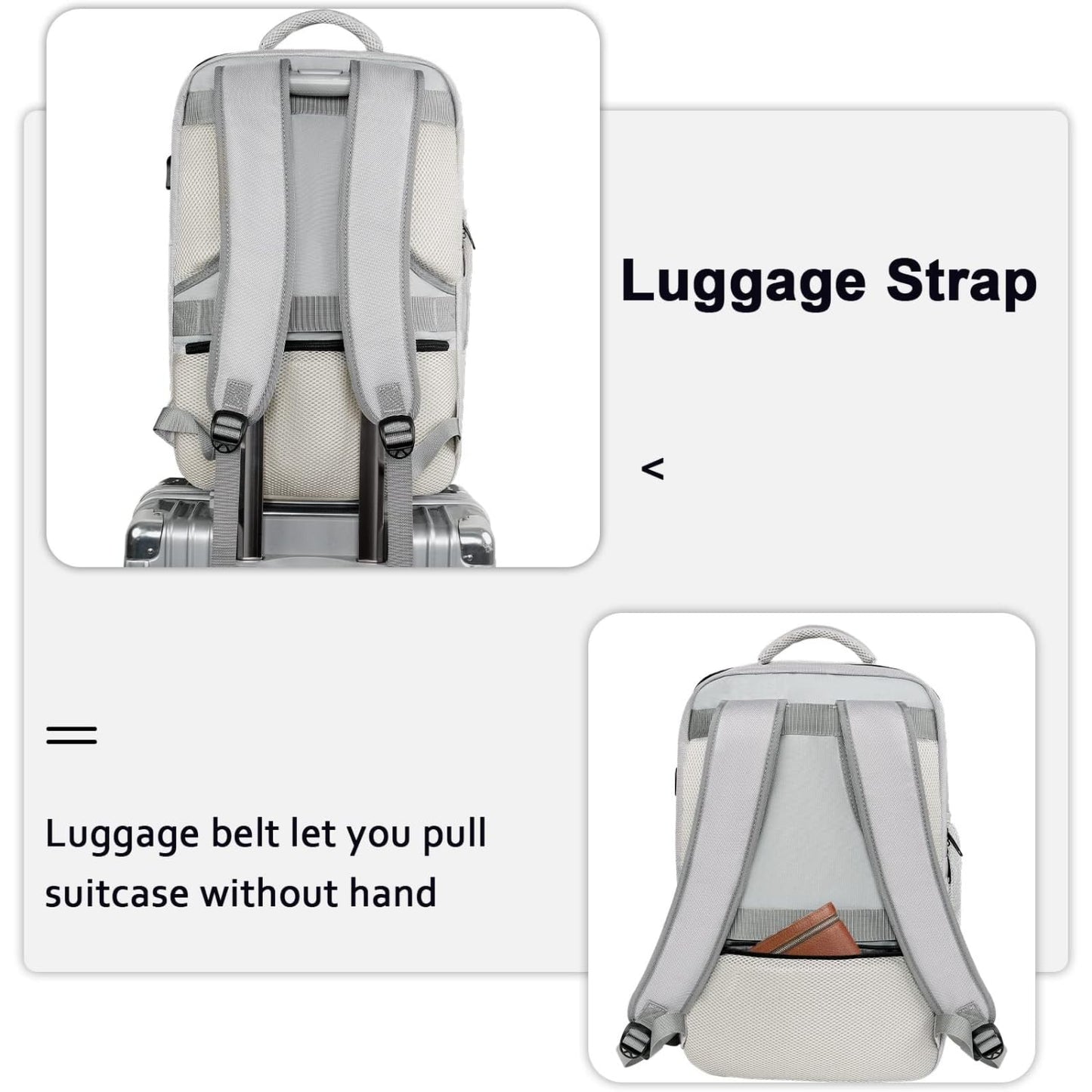 Elite Travel Backpack (Gray)