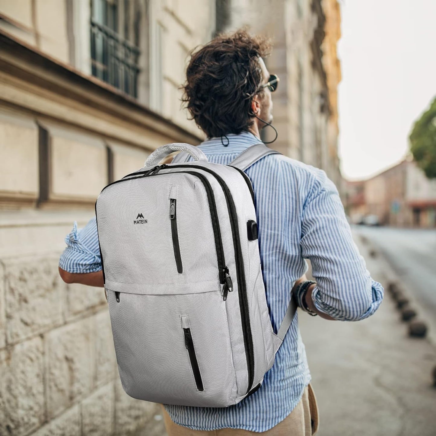 Elite Travel Backpack (Gray)