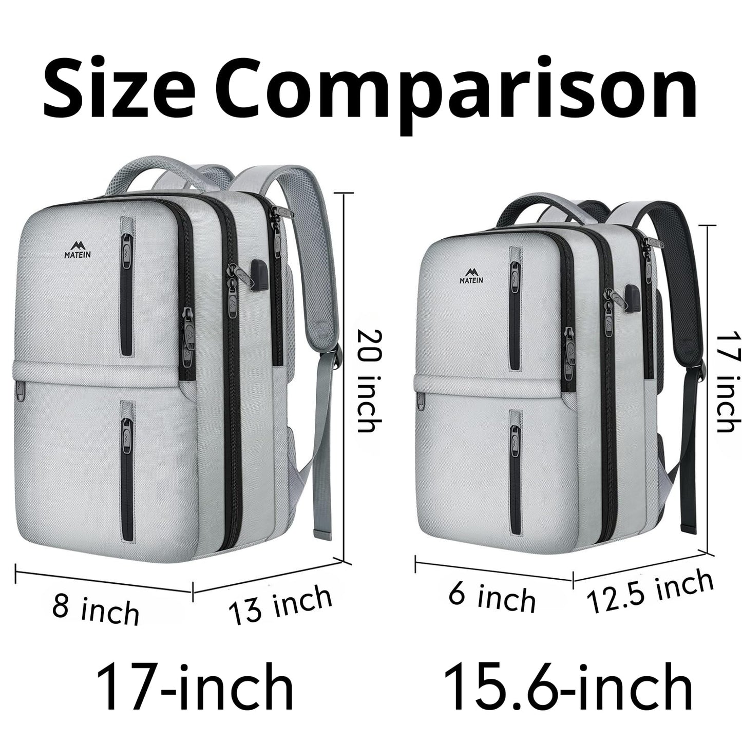 Elite Travel Backpack (Gray)