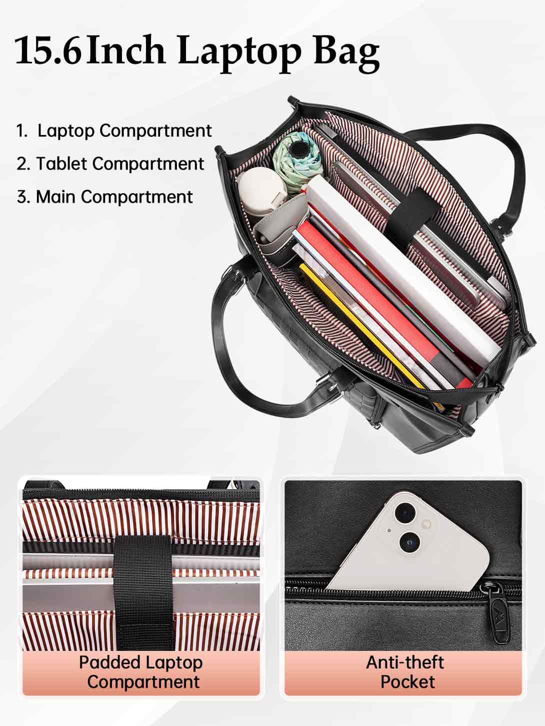 backpack with laptop and lunch compartment Matein Lunch Box Backpack Lunch Bag