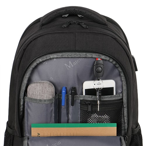 Matein Expandable College Bookbag Travel Laptop Backpack