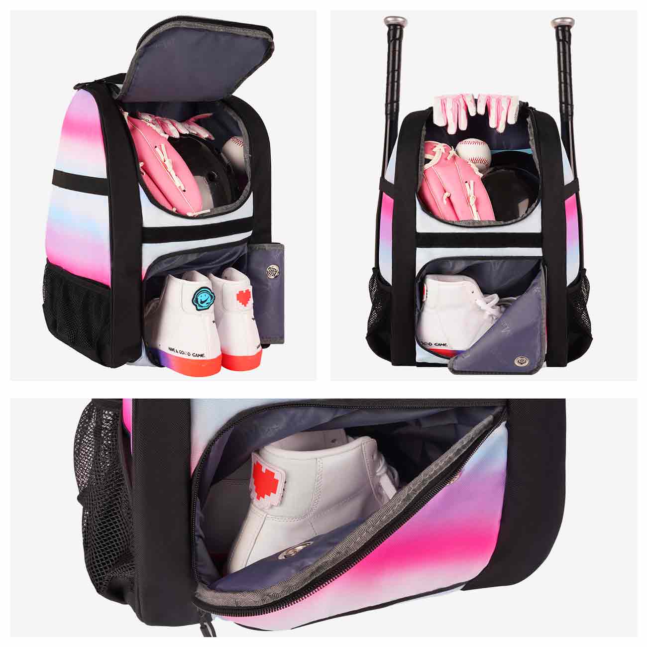 baseball mini backpack purse Matein Baseball Backpack for Girls