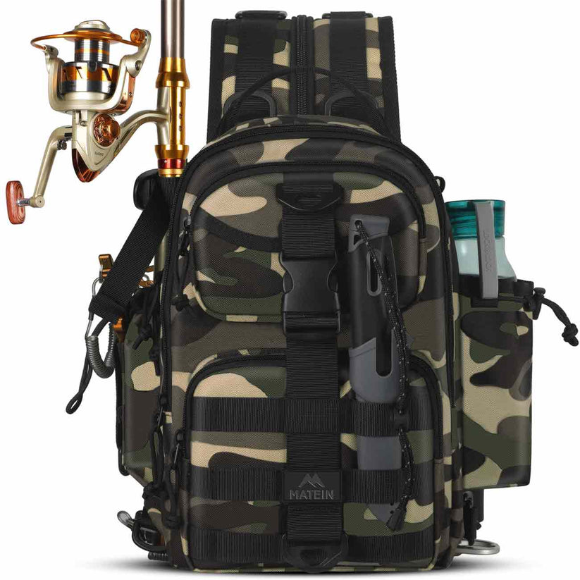 Matein Fly Fishing Sling Bag Backpack