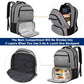 Matein Gray Lunch Backpack for Adults