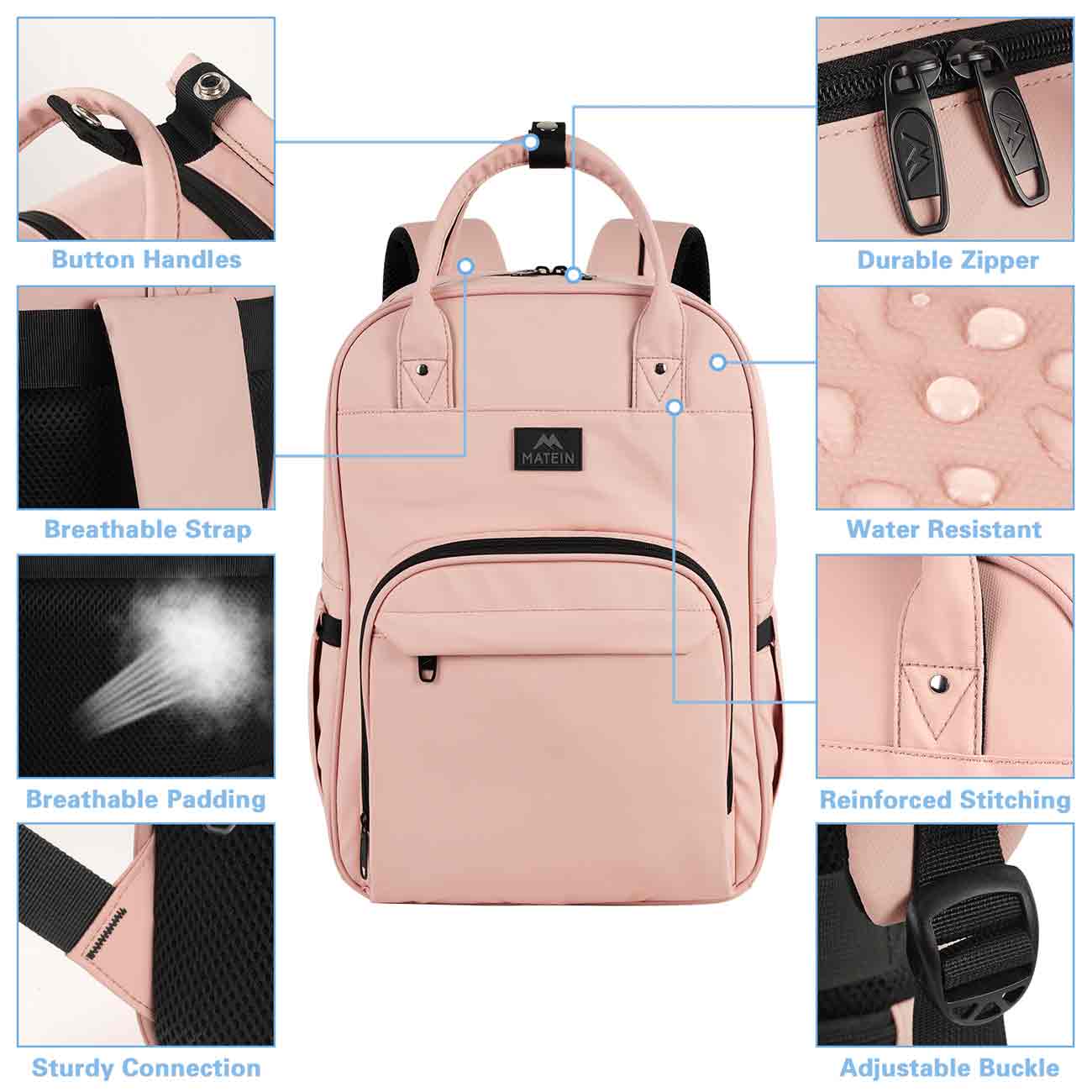 Matein Pink Nurse Backpack