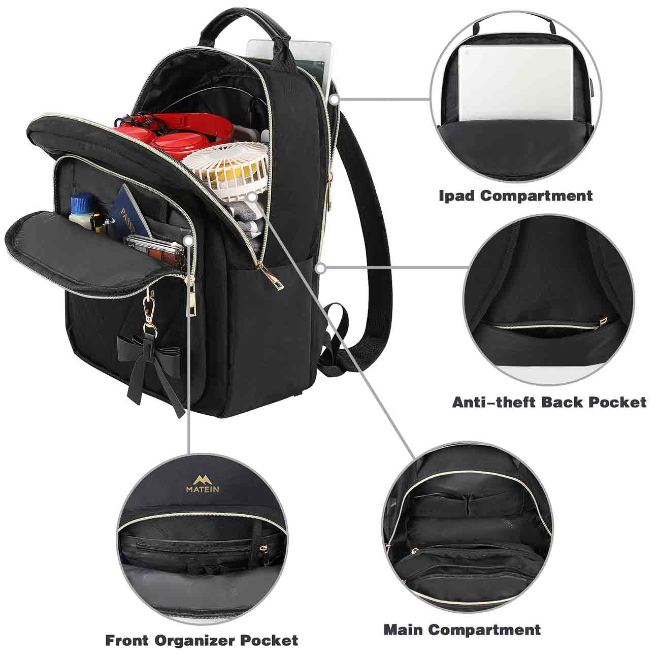 Pocket Front Mini Backpack