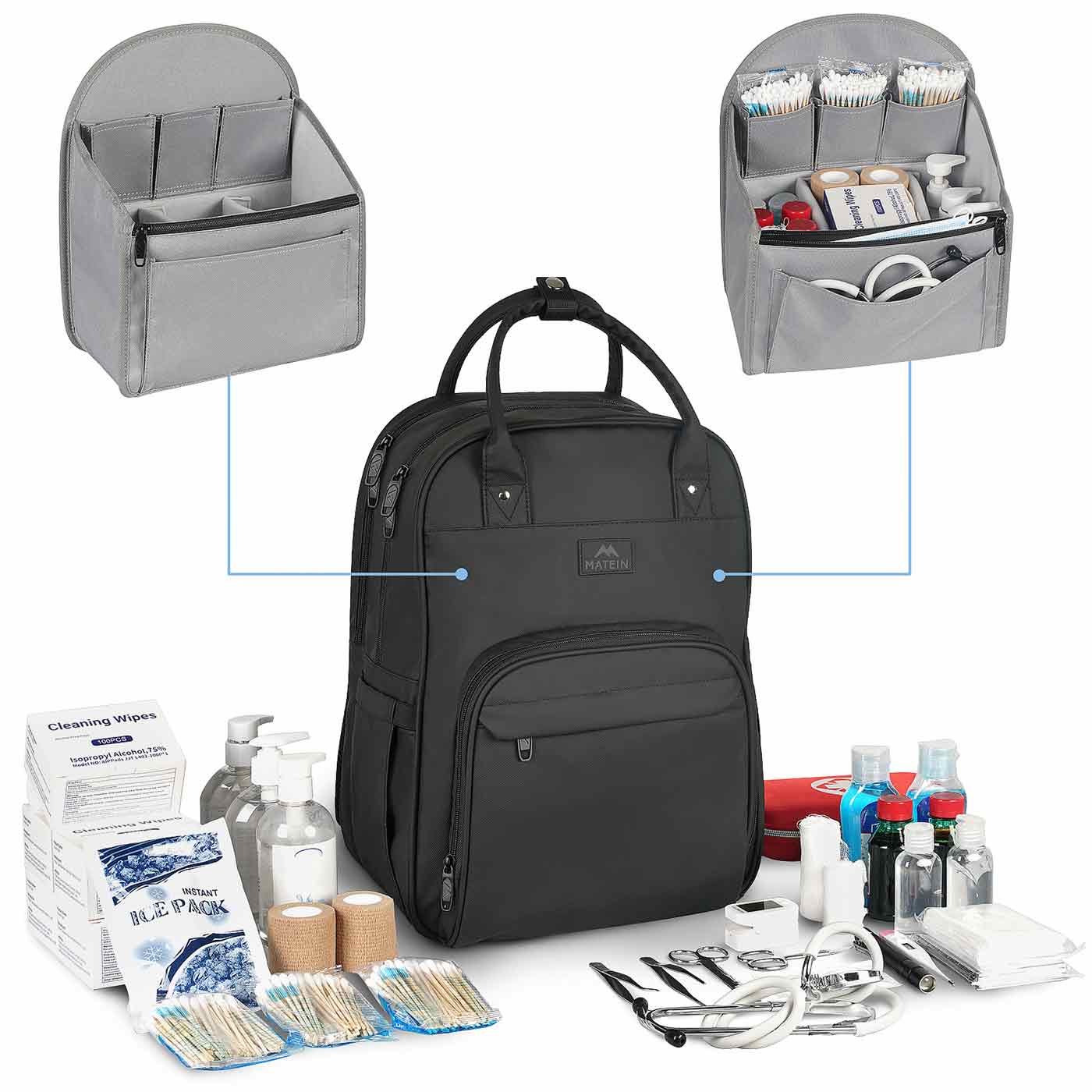 Matein Nurse Backpack for Nurses Matein Nurse Backpack for Nurses