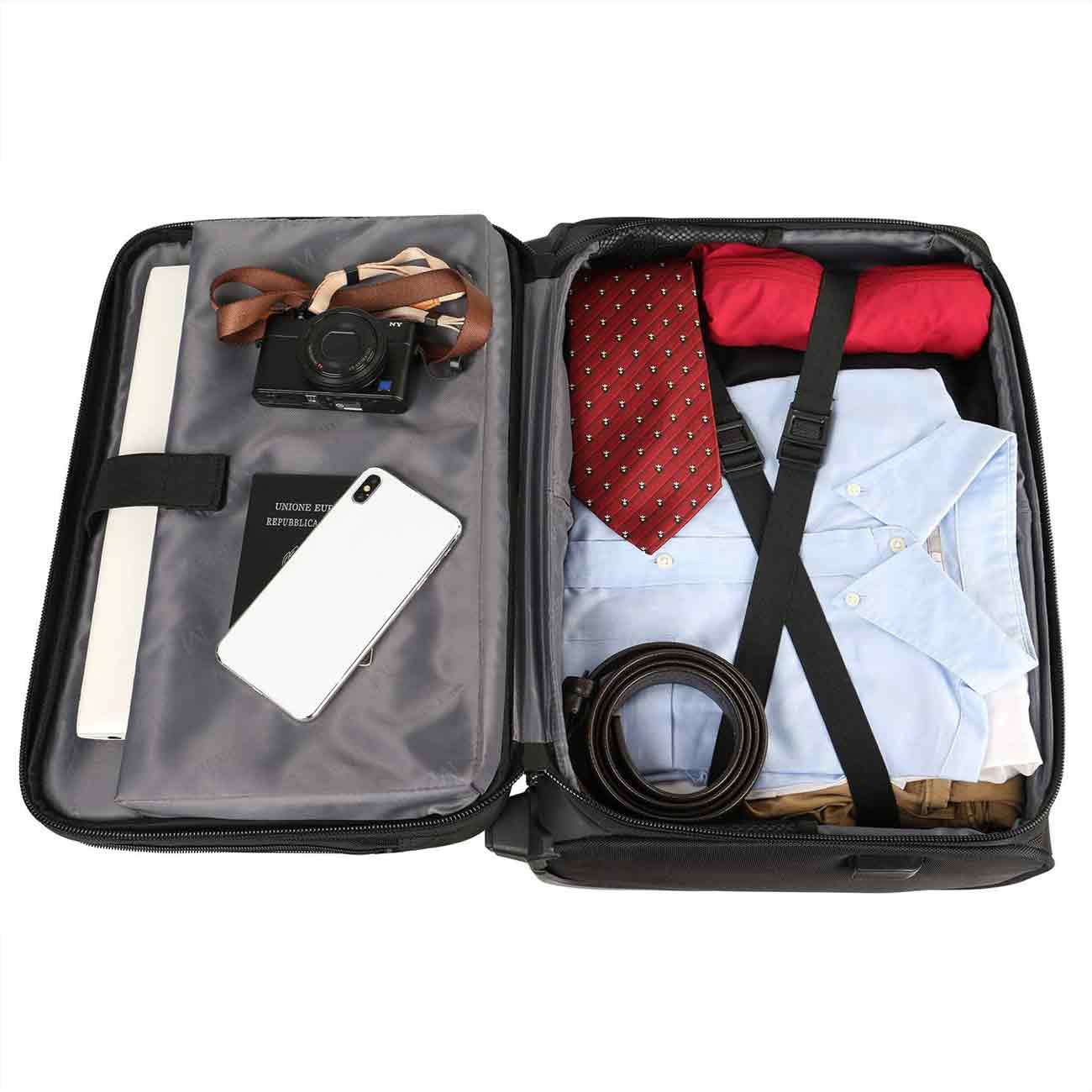 Matein Business Travel Rolling Briefcase - travel laptop backpack