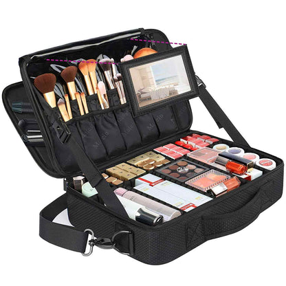 Matein Travel Professional Makeup Bag - travel laptop backpack