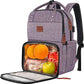 Matein Lunch Backpack for Women- lunch box backpack purple color