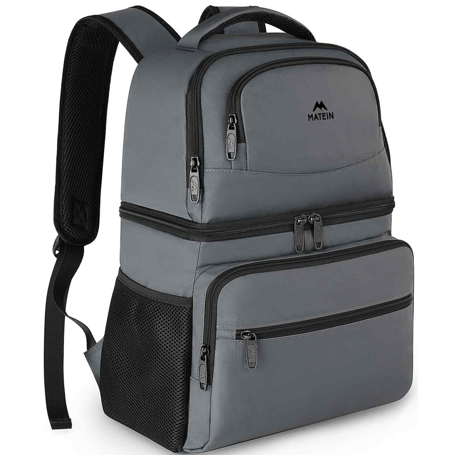 backpack with cooler and laptop Lunch Cooler Backpack (4 Colors), Gray / 40 Cans