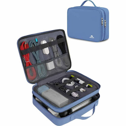 Matein Travel Electronic Organizer Storage Bag - travel laptop backpack