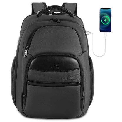 Matein 17 Inch Black Laptop Backpack