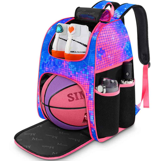 Matein Basketball Backpack for Girls