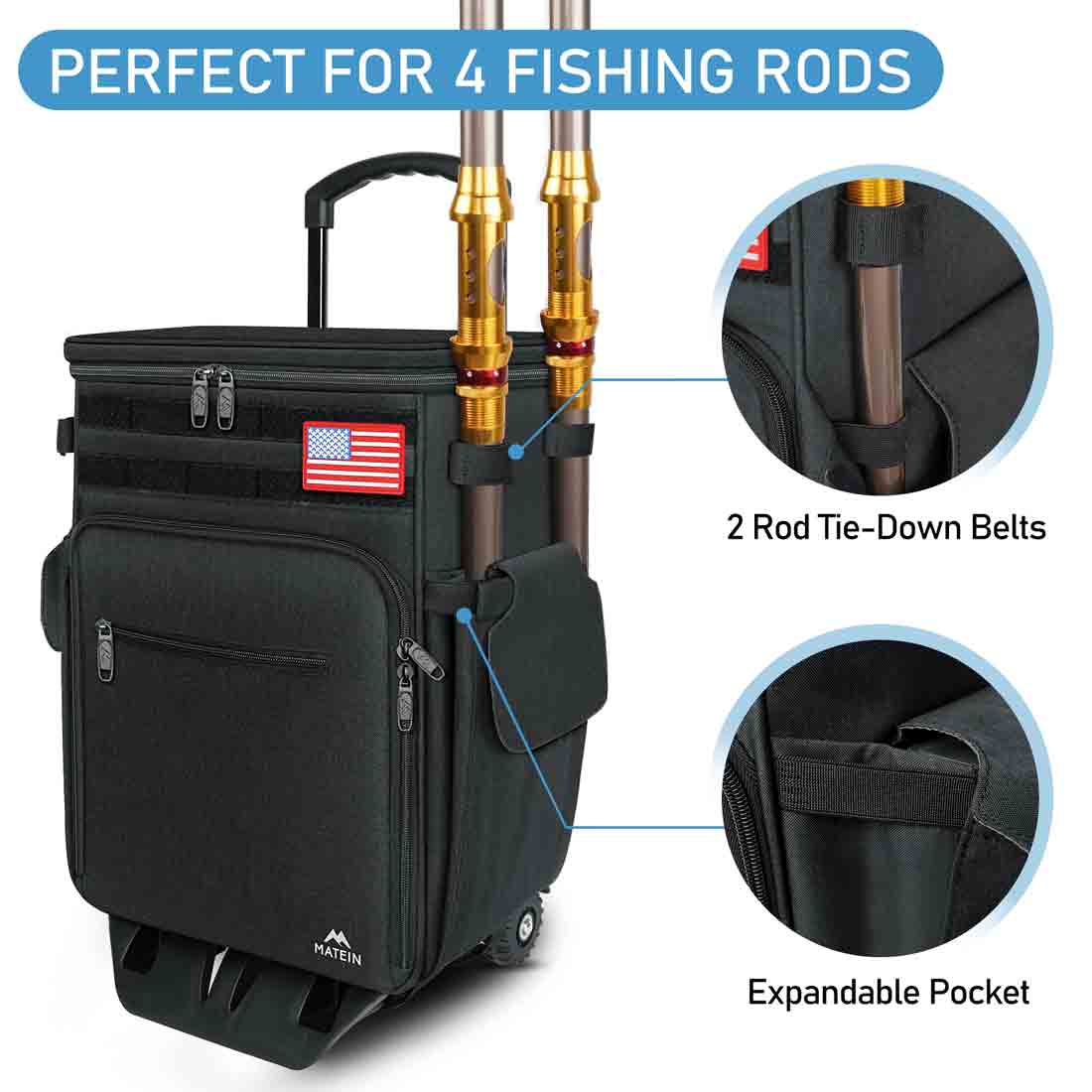 Rolling Tackle Box Backpack Rolling Tackle Box Backpack