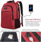 Matein Mlassic Travel Red Laptop Backpack - travel laptop backpack